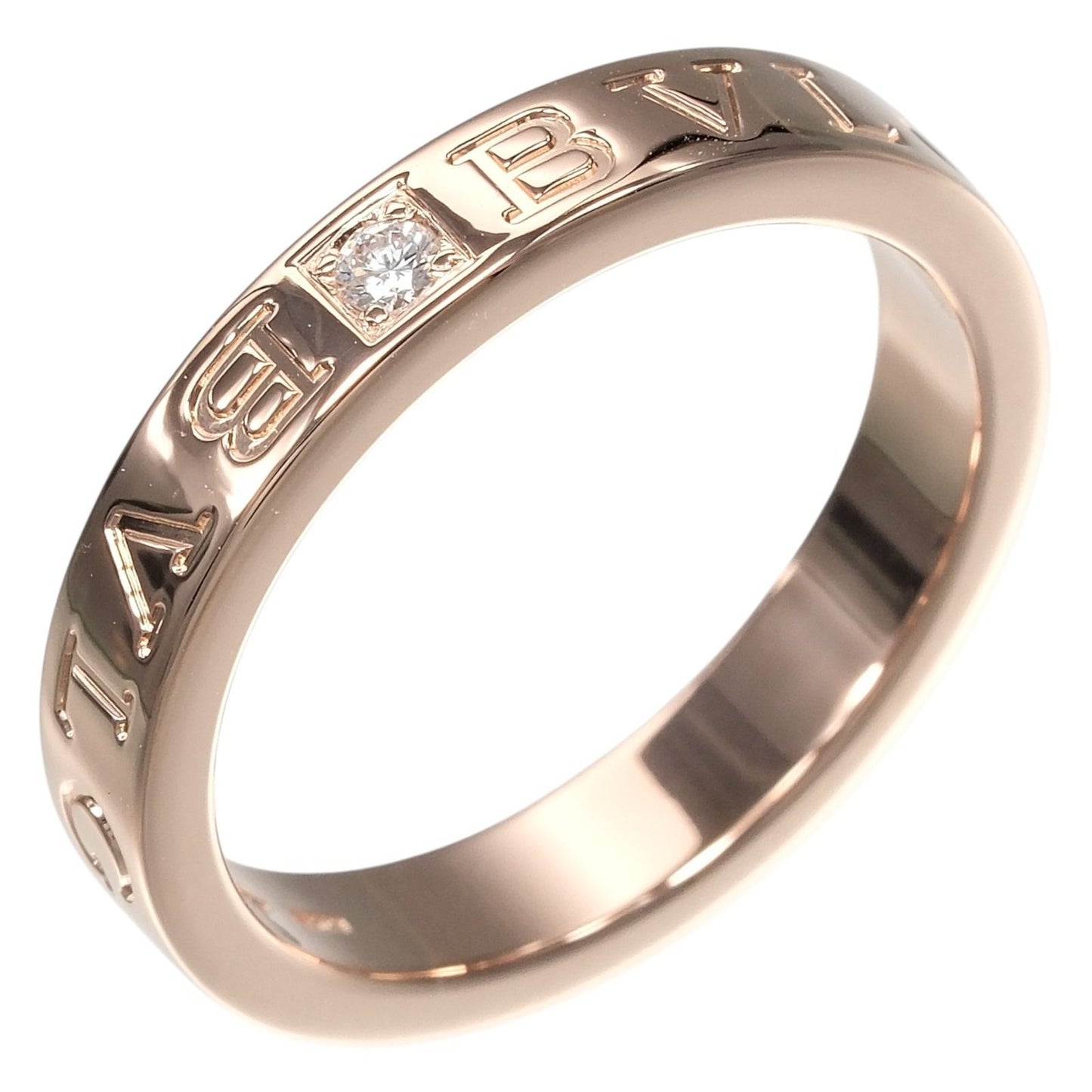 Bvlgari B.zero1 Essential XYZB.zero18K Pink Gold Diamond Ring