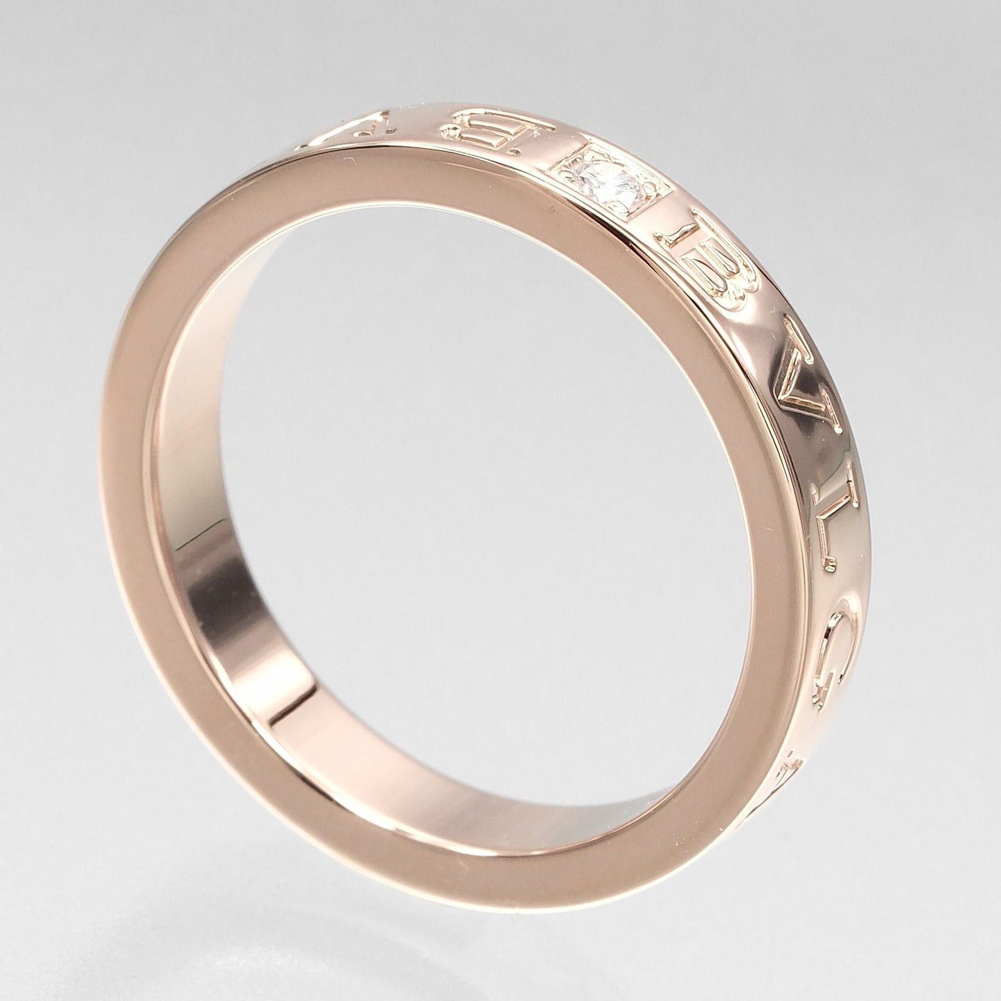Bvlgari B.zero1 Essential XYZB.zero18K Pink Gold Diamond Ring — view 3