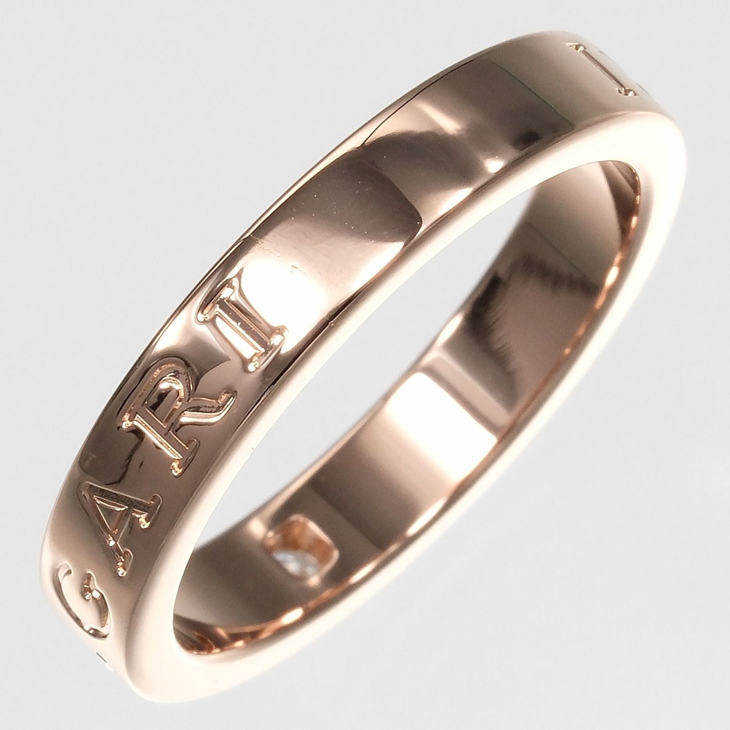 Bvlgari B.zero1 Essential XYZB.zero18K Pink Gold Diamond Ring — view 7