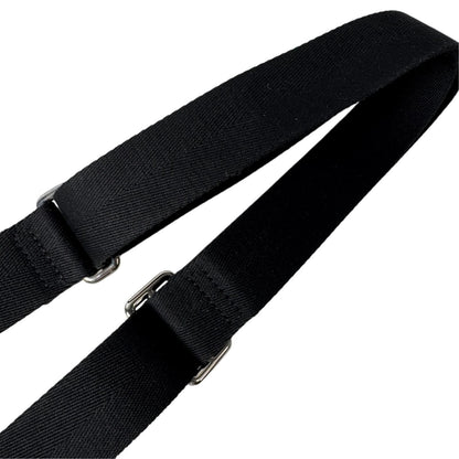 Louis Vuitton Shoulder Strap for Bag Logo Silver Black — view 6