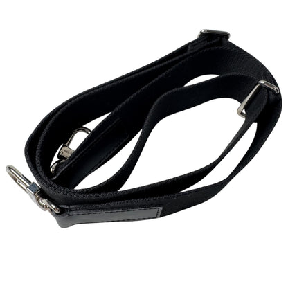 Louis Vuitton Shoulder Strap for Bag Logo Silver Black — view 7