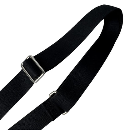 Louis Vuitton Shoulder Strap for Bag Logo Silver Black — view 5