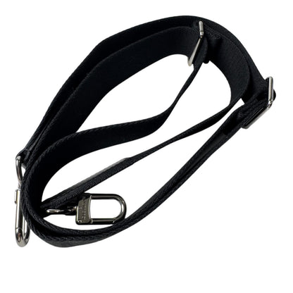 Louis Vuitton Shoulder Strap for Bag Logo Silver Black — view 8