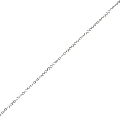 Tiffany & Co Open Heart 925 Sterling Silver Diamond Necklace — view 4