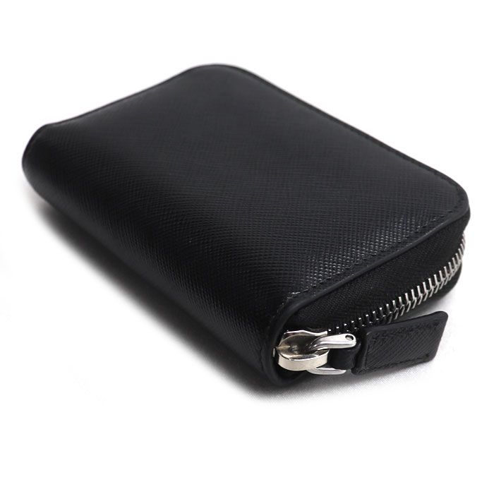 Prada Triangle Coin Purse Black — view 2