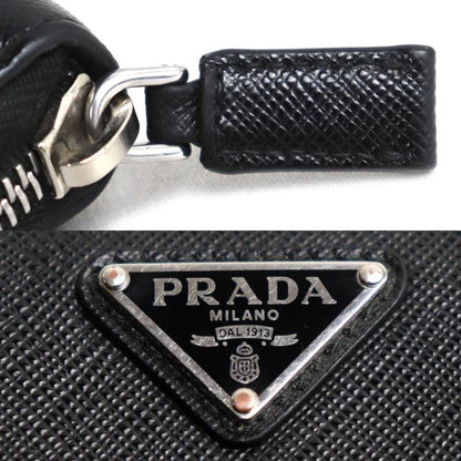 Prada Triangle Coin Purse Black — view 6