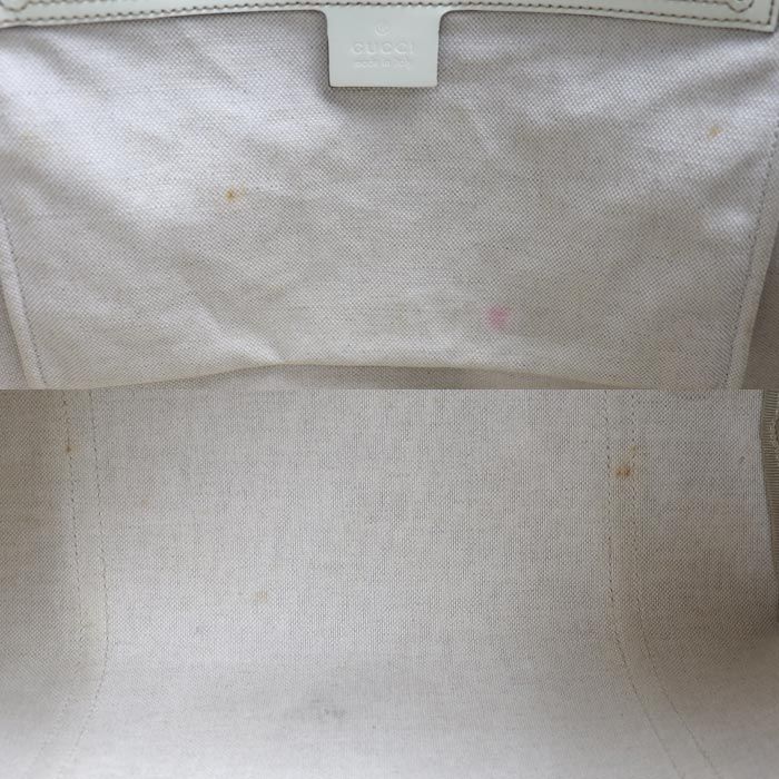 Gucci GG Supreme Tote Bag Beige White — view 6
