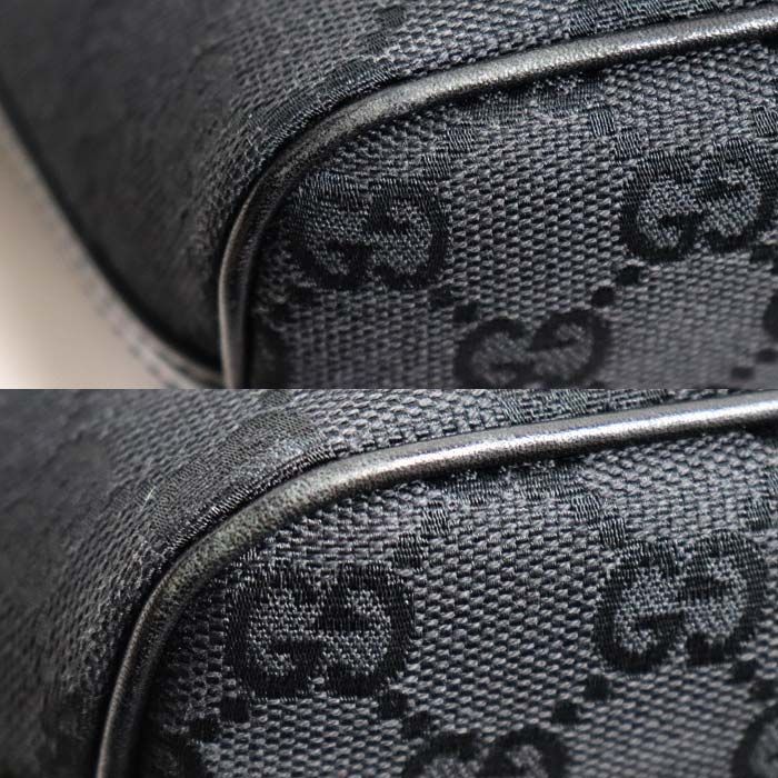 Gucci GG Canvas Pouch Black Handbag — view 7
