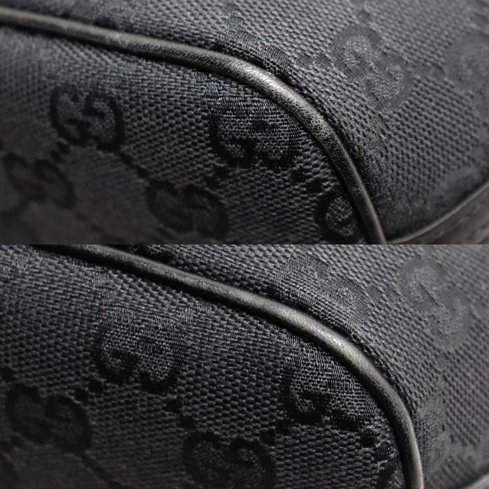 Gucci GG Canvas Pouch Black Handbag — view 8
