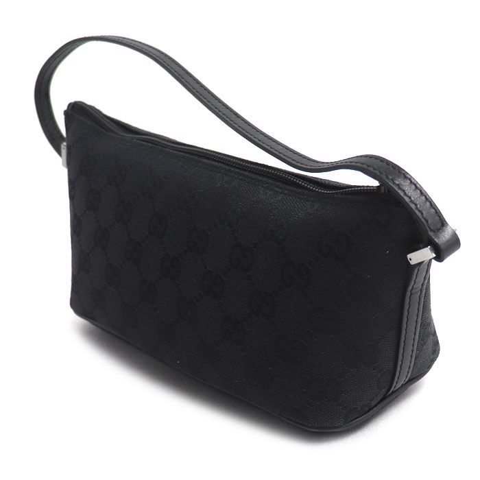 Gucci GG Canvas Pouch Black Handbag — view 2