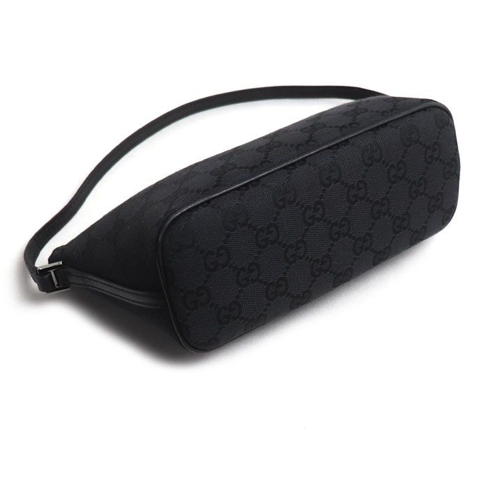 Gucci GG Canvas Pouch Black Handbag — view 3