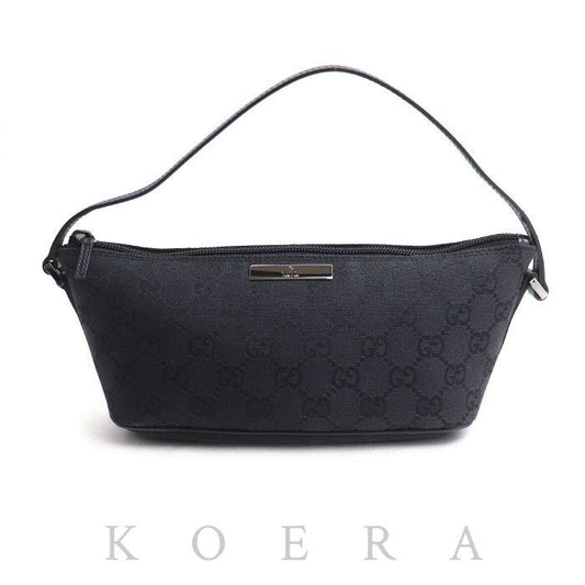 Gucci GG Canvas Pouch Black Handbag