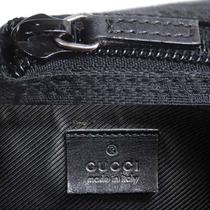 Gucci GG Canvas Pouch Black Handbag — view 6
