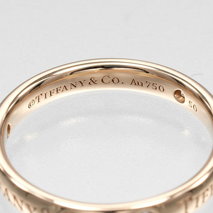 Tiffany & Co T&Co Band Ring 18k Pink Gold Diamond — view 4