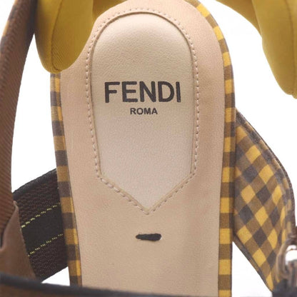 Fendi Multicolor Fabric Colibri Pointed Toe Slingback Pumps High Heels — view 6