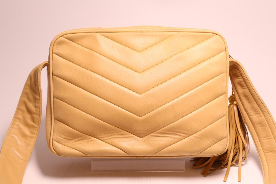 Chanel V-stitch Lambskin Shoulder Bag — view 2