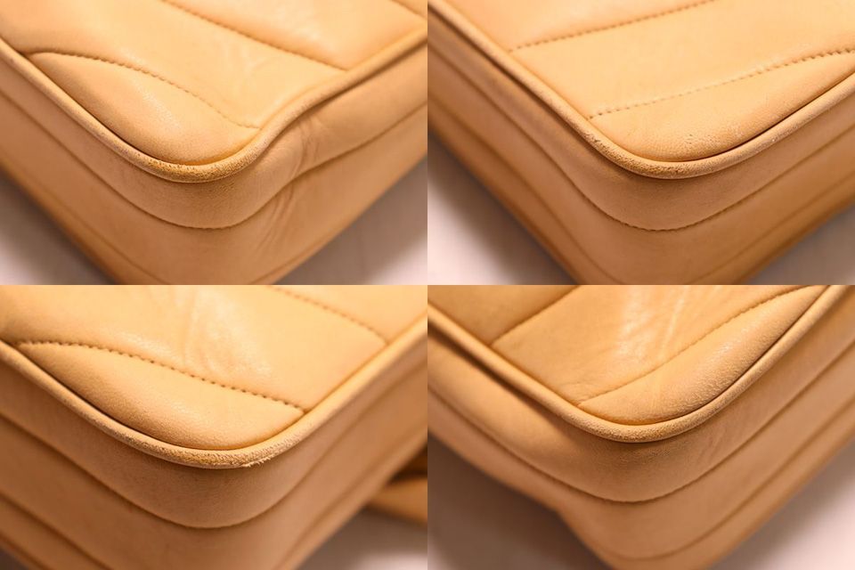 Chanel V-stitch Lambskin Shoulder Bag — view 5