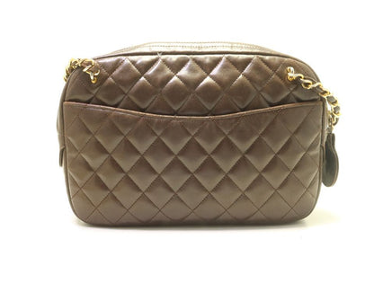 Chanel Quilted Lambskin Chain Shoulder Bag — view 2