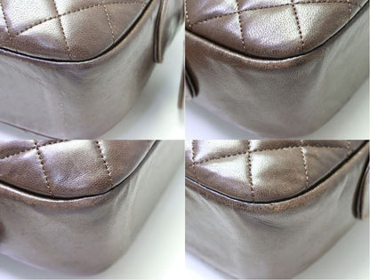 Chanel Quilted Lambskin Chain Shoulder Bag — view 5