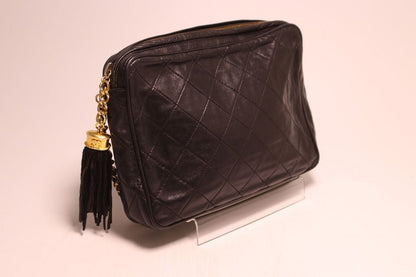 Chanel Quilted Lambskin Chain Shoulder Bag — view 4