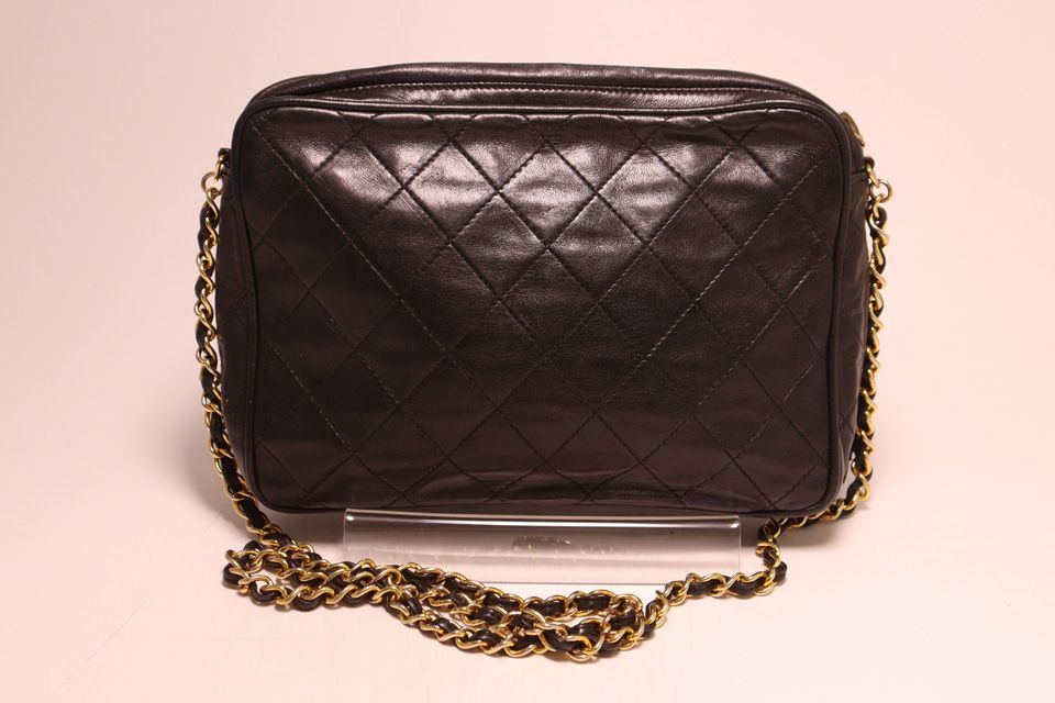 Chanel Quilted Lambskin Chain Shoulder Bag — view 2