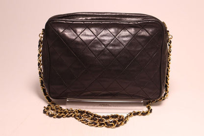 Chanel Quilted Lambskin Chain Shoulder Bag — view 2