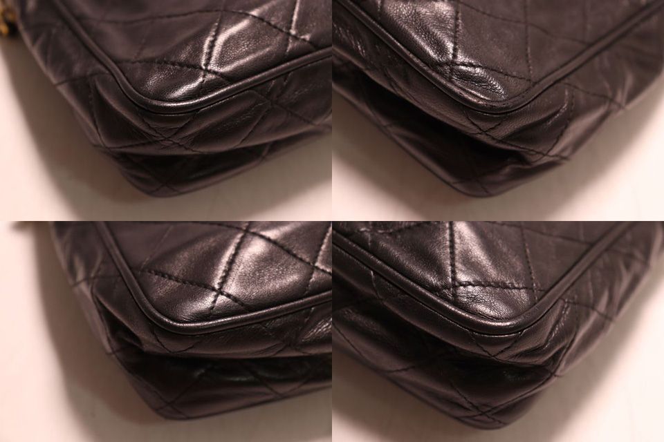 Chanel Quilted Lambskin Chain Shoulder Bag — view 5