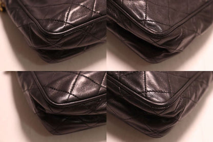 Chanel Quilted Lambskin Chain Shoulder Bag — view 5