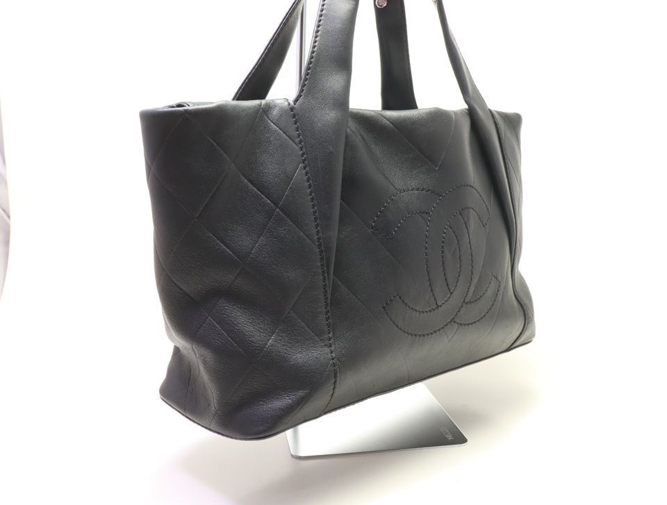 Chanel CC Logo Lambskin Handbag — view 4