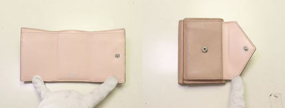 Prada Saffiano Leather Trifold Wallet — view 4