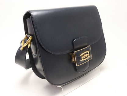 Celine Vintage Carriage Box Calf Shoulder Bag — view 4
