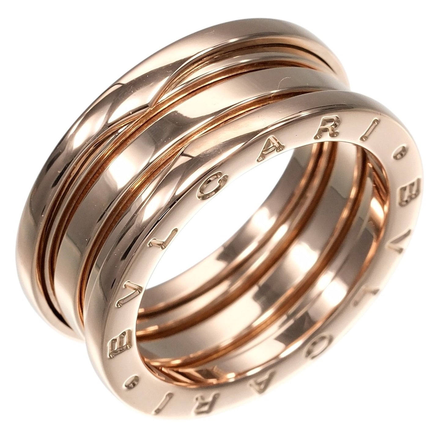 Bvlgari B.zero1 XYZB.zero18K Pink Gold Ring