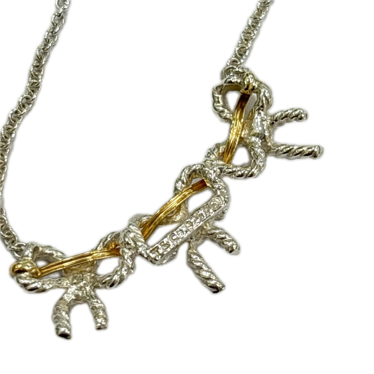 Tiffany & Co Trip Ribbon Necklace 18k Yellow Gold — view 3