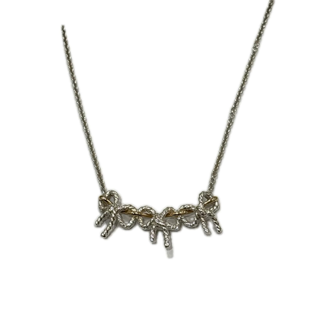 Tiffany & Co Trip Ribbon Necklace 18k Yellow Gold