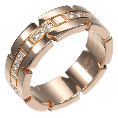 Cartier Tank Francaise 18k Pink Gold Diamond Ring