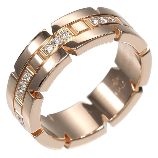 Cartier Tank Francaise 18k Pink Gold Diamond Ring