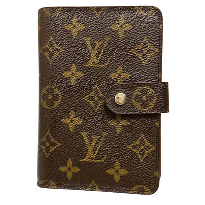 Louis Vuitton Porto Papier Zip Monogram Bifold Wallet Canvas