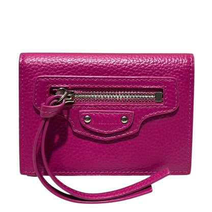 Balenciaga Neo Classic Trifold Wallet Leather