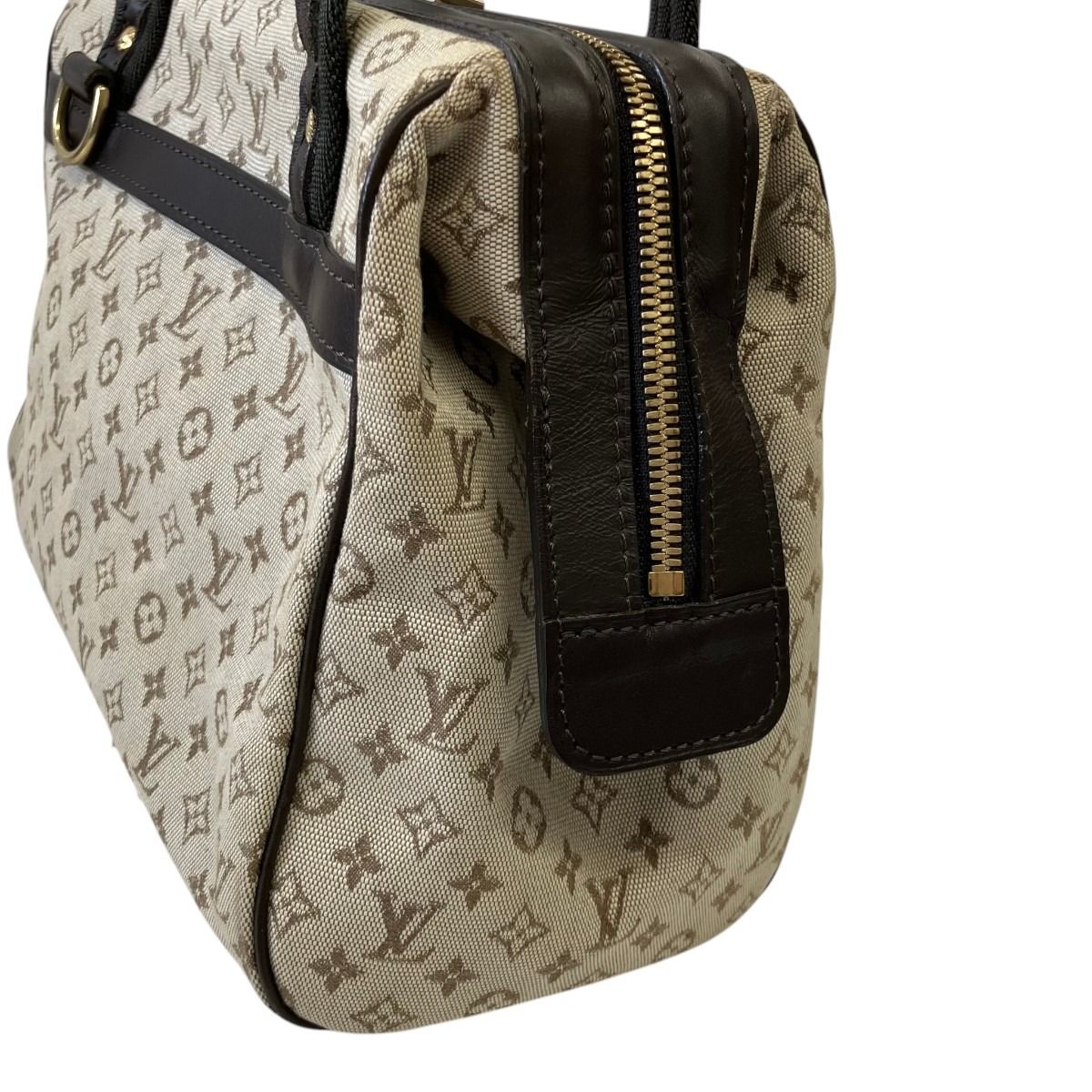 Louis Vuitton Josephine PM Monogram Mini Boston Bag Canvas Leather — view 8