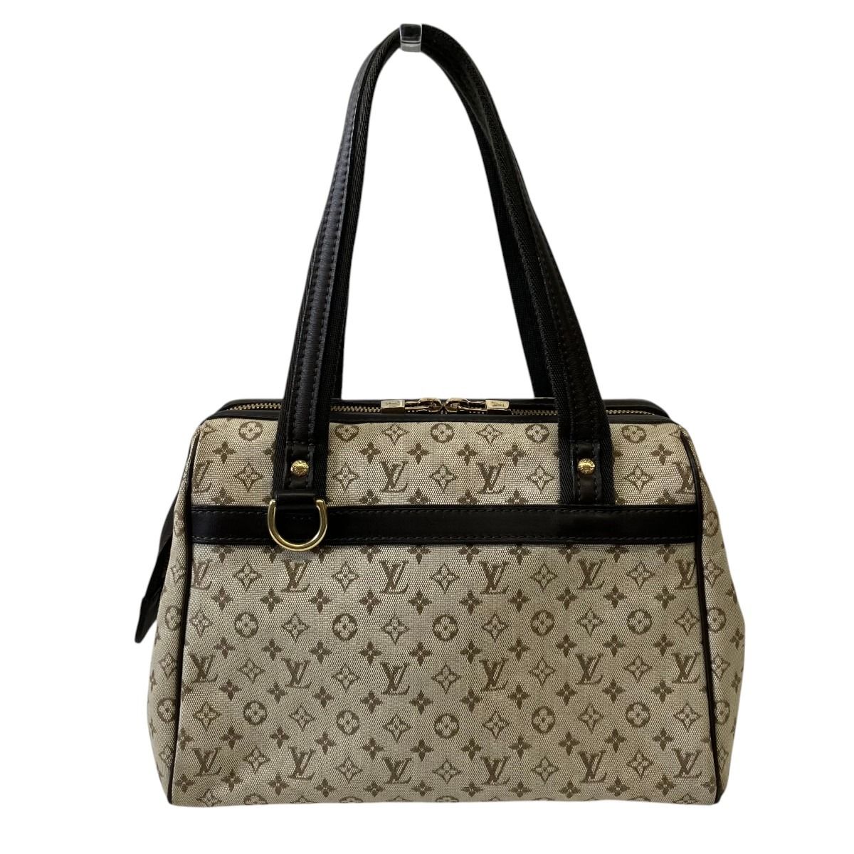 Louis Vuitton Josephine PM Monogram Mini Boston Bag Canvas Leather — view 2
