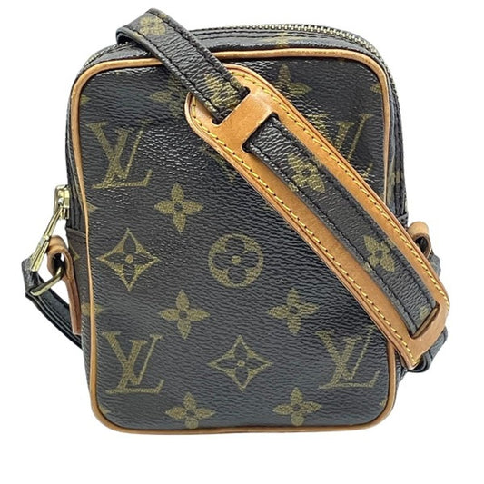 Louis Vuitton Mini Danube Monogram Shoulder Bag Canvas