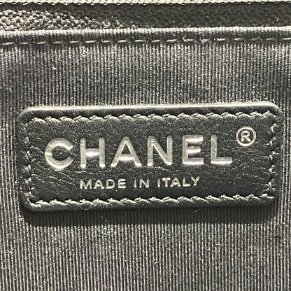 Chanel Large Chain Shoulder Bag Boy Lambskin — view 4