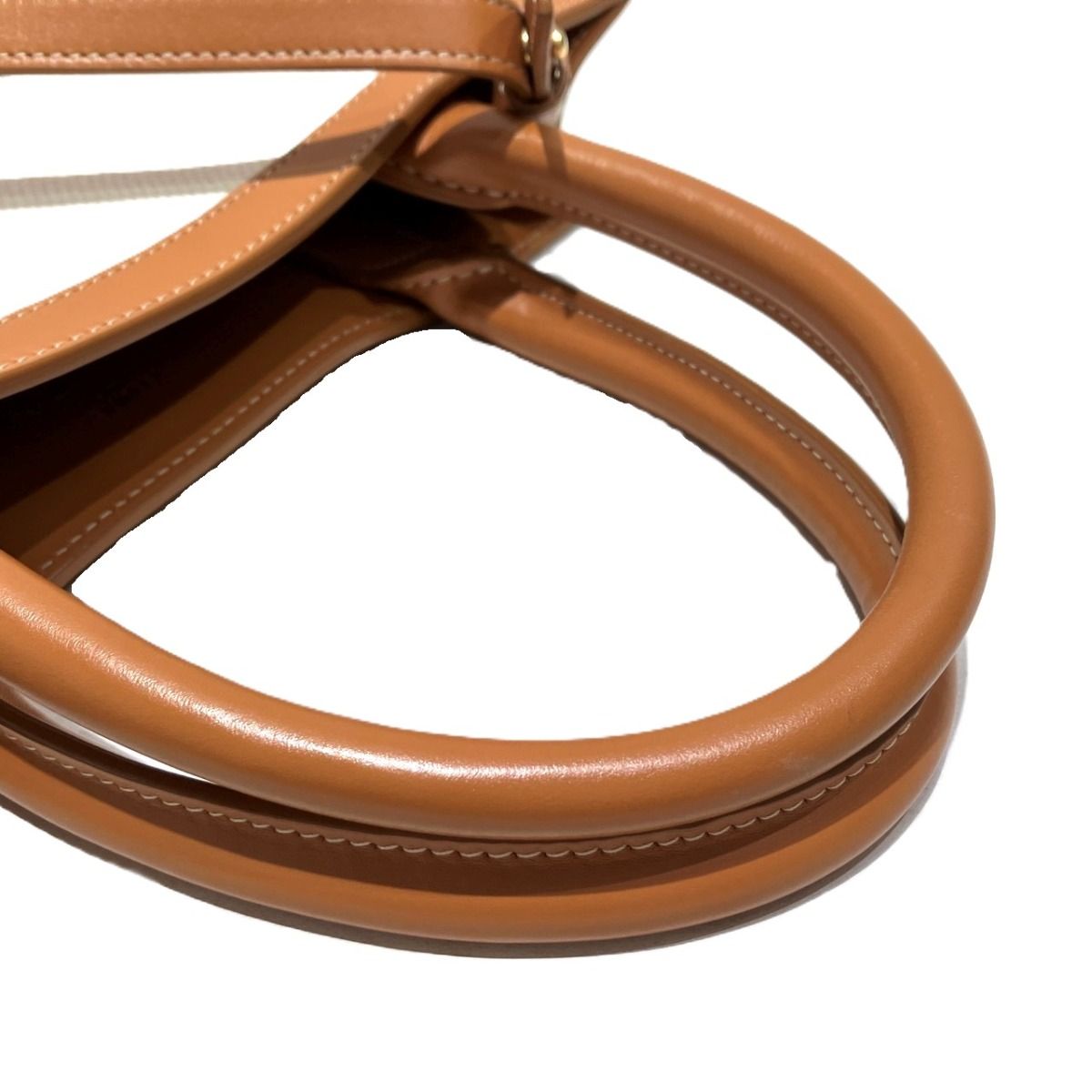 Celine Small Vertical Cabas Tote Bag Canvas Leather — view 7