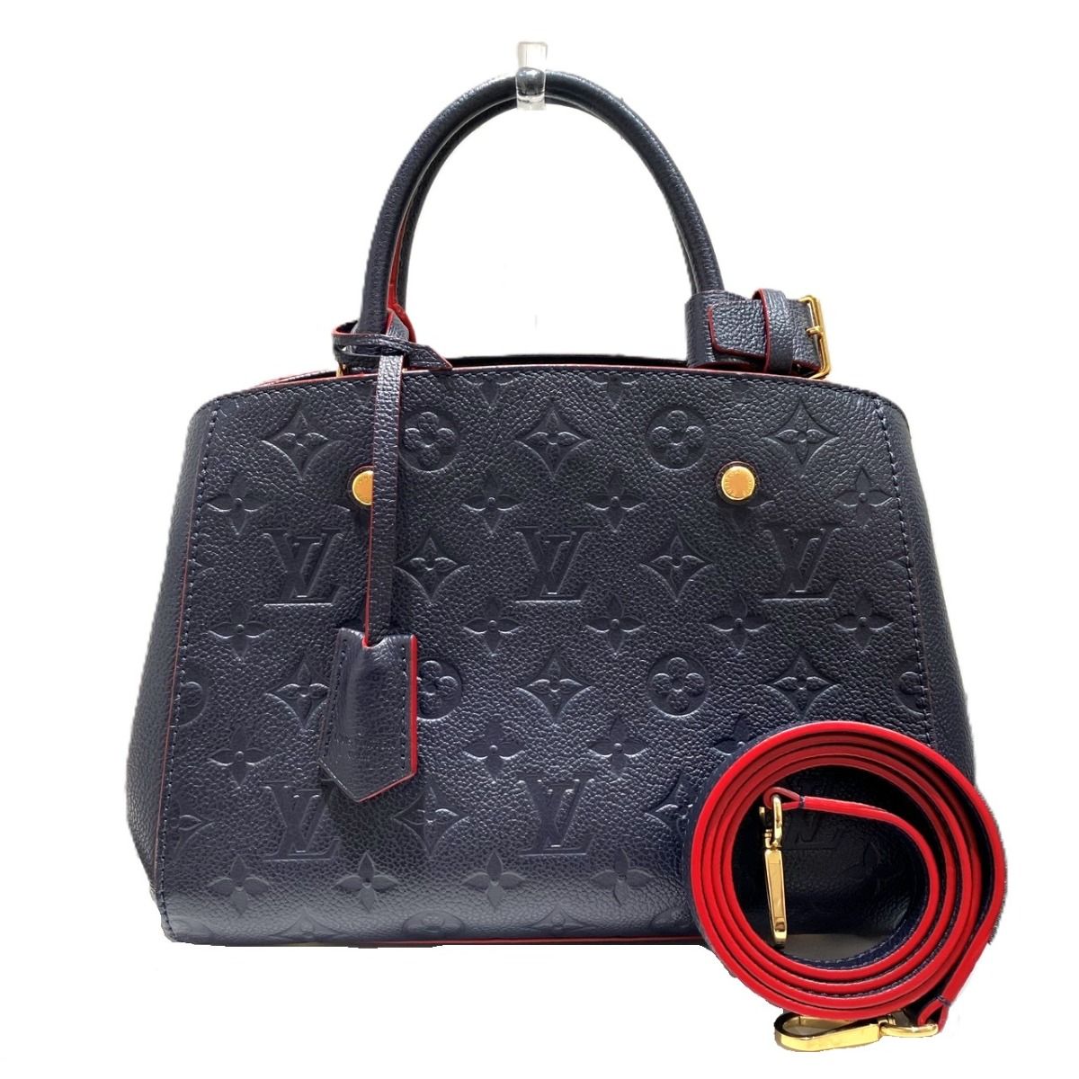 Louis Vuitton Montaigne BB Monogram Empreinte Handbag Leather