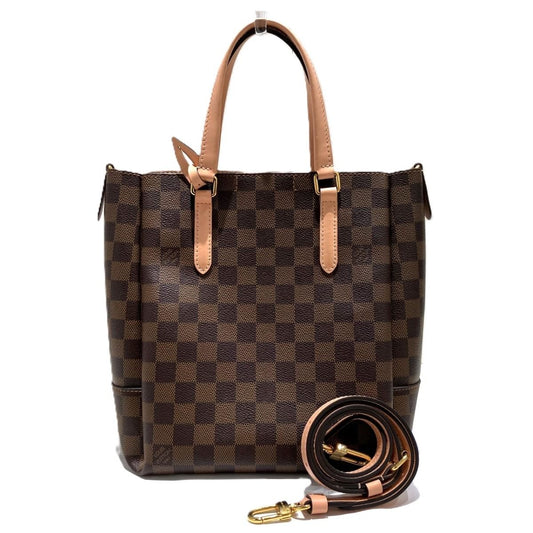 Louis Vuitton Belmont Damier Handbag Canvas