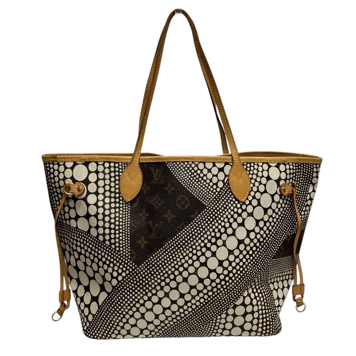 Louis Vuitton Yayoi Kusama Collaboration Neverfull MM Monogram Wave Tote Bag — view 2