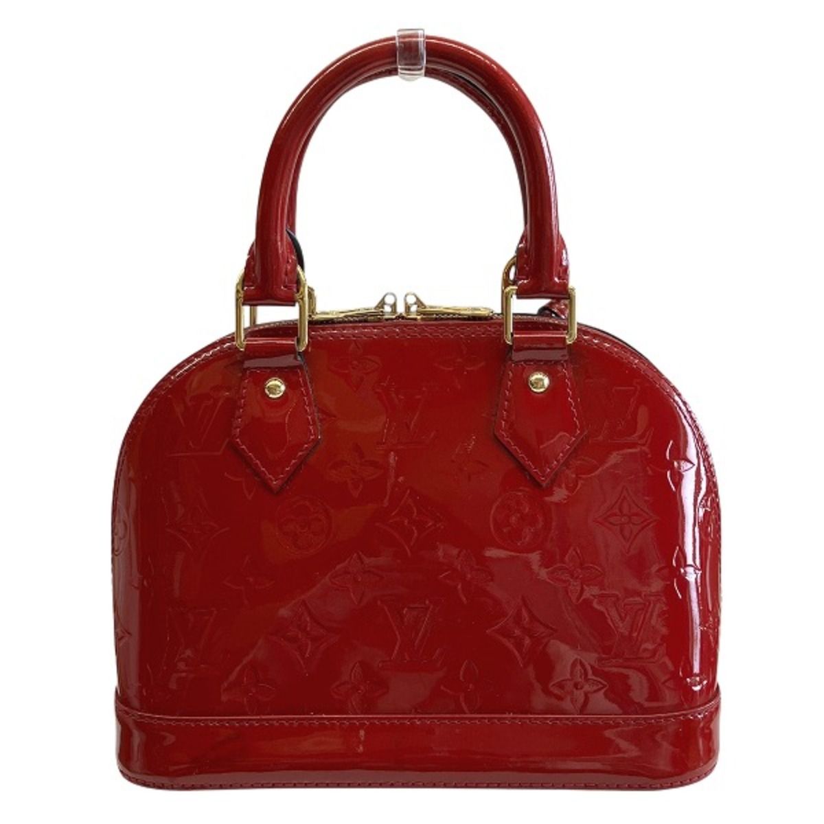 Louis Vuitton Alma BB Monogram Vernis Handbag Patent Leather — view 2