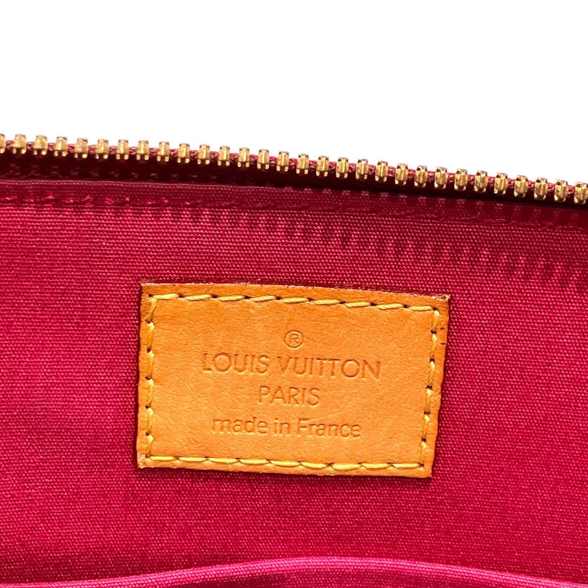 Louis Vuitton Alma BB Monogram Vernis Handbag Patent Leather — view 4