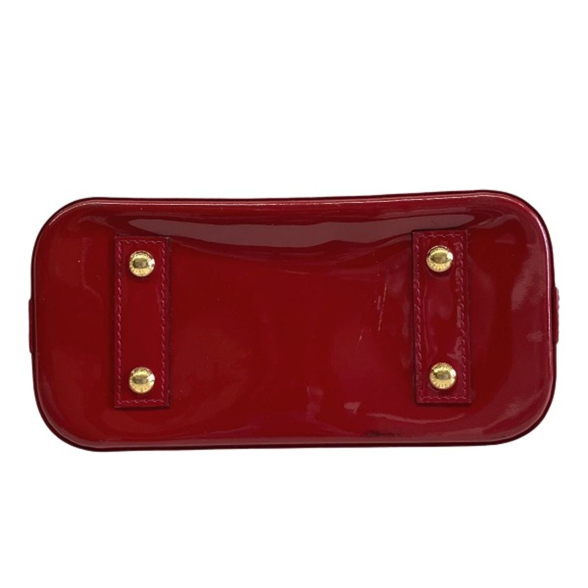 Louis Vuitton Alma BB Monogram Vernis Handbag Patent Leather — view 3