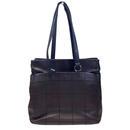 Chanel Choco Bar Tote Bag Caviar Leather — view 2